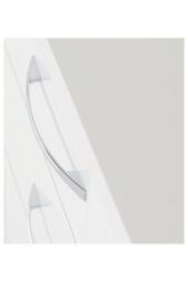 Seconique Nevada 5 Drawer Narrow Chest in White - thumbnail 4