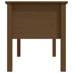 Berkfield Home Beautiful Coffee Table Honey Brown 102x49x55 cm Solid Wood Pine - Size: 102 x 49 x 55 cm - thumbnail 7
