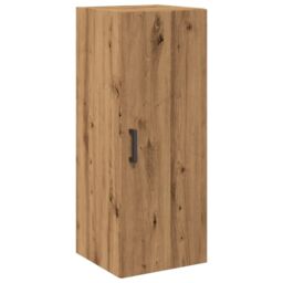 Berkfield Home Wall Mounted Cabinet Artisian Oak 34.5x34x90 cm Engineered Wood in Brown - thumbnail 2