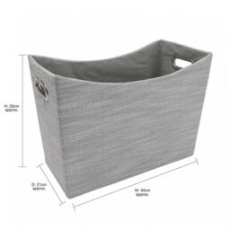EONLION Magazine Storage Holder Light Grey Home Organisation - Size: 500mm - thumbnail 2