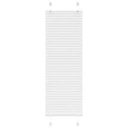 Berkfield Home Pleated Blind White 45x150 cm Fabric Width 44.4 cm Polyester - thumbnail 2