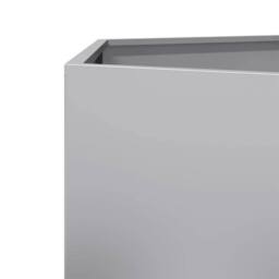 Berkfield Home Durable Garden Planter Hexagon 69x60x45 cm Galvanized Steel in Silver - Size: 69 x 60 x 45 cm - thumbnail 7