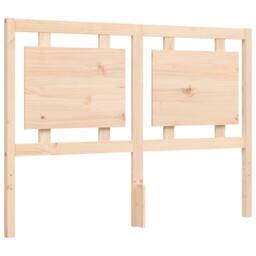 Berkfield Home Bed Frame with Headboard 120x200 cm Solid Wood in Light Oak - thumbnail 8
