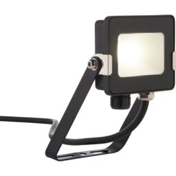 Loops 2 PACK Outdoor Waterproof LED Floodlight - 10W Cool White LED - Matt Black - thumbnail 5