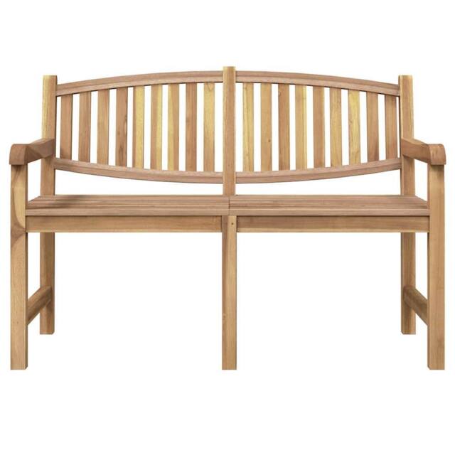 Berkfield Home Beautiful Garden Bench 149.5x60x90 cm Solid Teak Wood in Brown - image 1