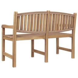 Berkfield Home Beautiful Garden Bench 149.5x60x90 cm Solid Teak Wood in Brown - thumbnail 5