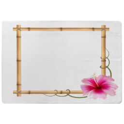 Benjamin Tate Design Bamboo Border Designer Rug in Natural - Size: Large - thumbnail 1