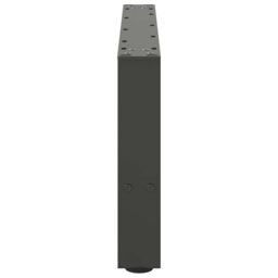 Berkfield Home Coffee Table Legs Anthracite 2 pcs 60x(30-31) cm Steel in Black - thumbnail 6