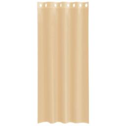 Berkfield Home Voile Curtains with Grommets 2 pcs Sand in Light Sand - thumbnail 4