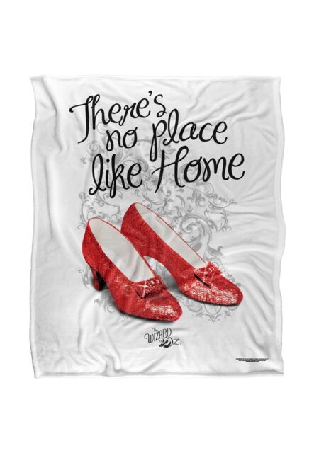 Warner Brothers The Wizard Of Oz Officially Licensed Silky Touch Super Soft Throw Blanket 152 x 127 cm in White - image 1