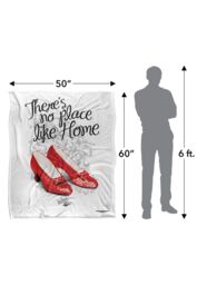 Warner Brothers The Wizard Of Oz Officially Licensed Silky Touch Super Soft Throw Blanket 152 x 127 cm in White - thumbnail 5
