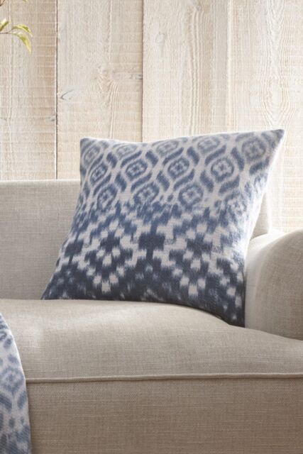 Appletree 'Sakari' Super Soft Filled Cushion in Blue - Size: 43 cm x 43 cm - image 1