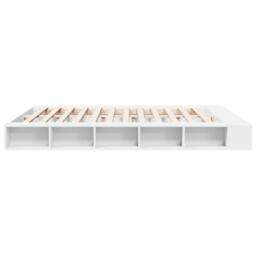Berkfield Home Bed Frame without Mattress White 180x200 cm Super King - thumbnail 5