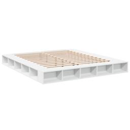 Berkfield Home Bed Frame without Mattress White 180x200 cm Super King - thumbnail 3