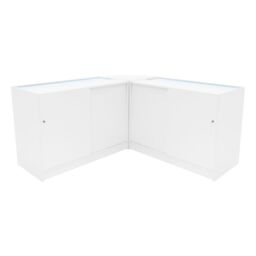 Monstershop Triton LED Shop Counter Set K1200, B1200 & CM60 - White - thumbnail 2