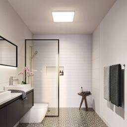 Goeco Square LED Ceiling Light 43W IP44 4500K for Bathroom Living Room 30cm in White - thumbnail 5