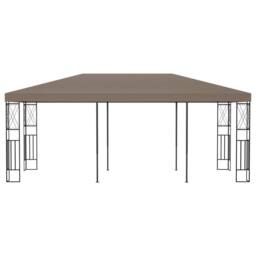 Berkfield Home Gazebo 6x3 m Taupe Fabric in Beige