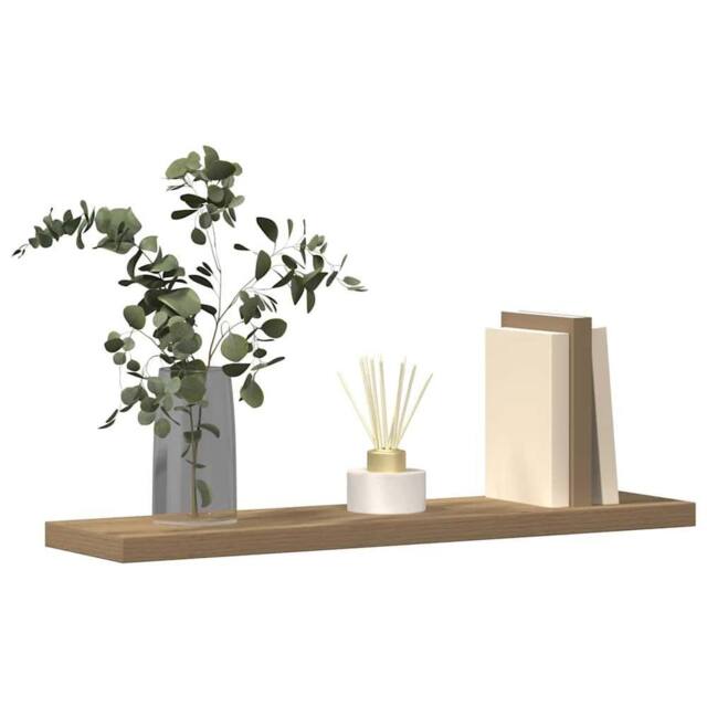 Berkfield Home Wall Shelves 4 pcs Artisan Oak 40x10x1.5 cm Engineered Wood in Brown - image 1