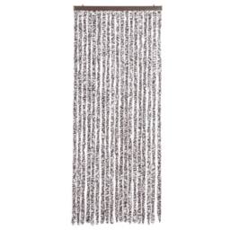 Berkfield Home Insect Curtain Brown & Beige 56x200 cm Chenille - thumbnail 3