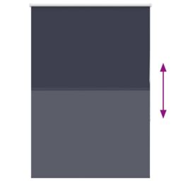 Berkfield Home Roller Blind Blackout Marine 90x175 cm Fabric Width 85.7 cm Polyester in Blue - thumbnail 5