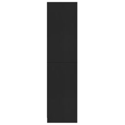 Berkfield Home Wardrobe Black 100x50x200 cm Engineered Wood - Size: 100 x 50 x 200 cm - thumbnail 6