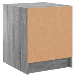Berkfield Home Bedside Cabinets with Glass Doors 2 pcs Grey Sonoma 35x37x42 cm - Size: 35 x 37 x 42 cm - thumbnail 9