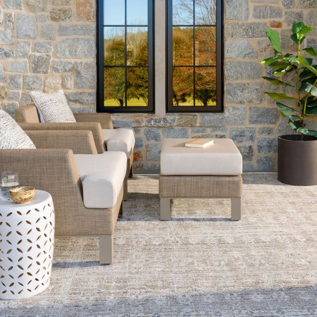 Livabliss Becki Owens In- & Outdoor Machine Washable Dark Sage Margaret Rug in Beige - Size: 160 cm x 240 cm - image 1