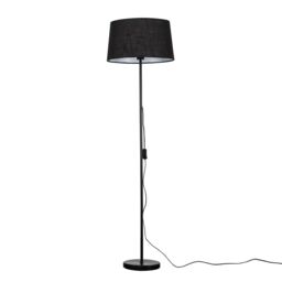ValueLights Charlie Modern Stem Black Floor Lamp - thumbnail 2