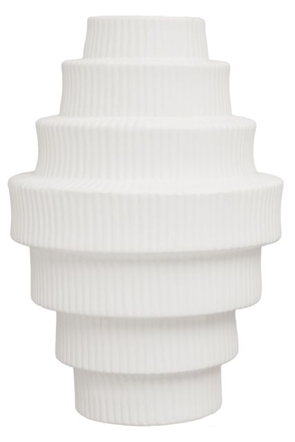 Orsina Modern Design Large Vase, Versatile & Stylish Flower Ceramic vase, Lightweight Vase For Flowers in White - image 1