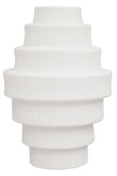 Orsina Modern Design Large Vase, Versatile & Stylish Flower Ceramic vase, Lightweight Vase For Flowers in White