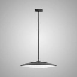 Netlighting Slim LED Pendant 25cm Round 16W LED 4000K 1440lm Black 3yrs Warranty - thumbnail 2