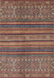 THE RUGS Zahra Washable Persian Classic Rug - Soft Durable Polyester Pile in Red - Size: 120 cm x 170 cm - thumbnail 2
