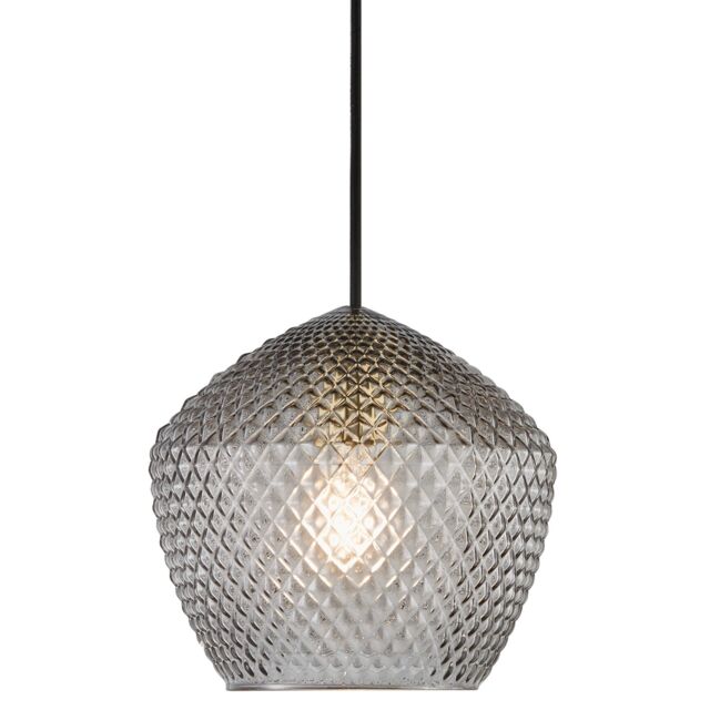 Nordlux Vintage Indoor Pendant Light Brass Glass E27 Retro - Mains Powered, IP20 in Gold - image 1