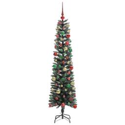 Berkfield Home Artificial Christmas Tree with Stand Green 50.5 x 50.5 x 180 cm - thumbnail 6