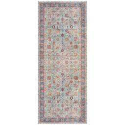 THE RUGS Keshan Maschad Rug & Runner Oriental Style Polyester 5mm Pile Rug in Green - Size: 160 cm x 270 cm - thumbnail 6