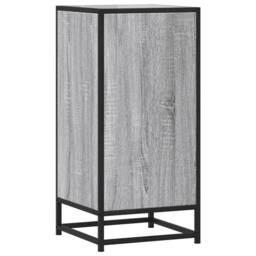 Berkfield Home Sideboard Grey Sonoma 35.5x35x76 cm Engineered Wood & Metal - thumbnail 6