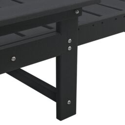 Berkfield Home Sun Loungers 2 pcs Black 162x53x98, 5 cm HDPE - thumbnail 8
