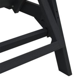 Berkfield Home Sun Loungers 2 pcs Black 162x53x98, 5 cm HDPE - thumbnail 7