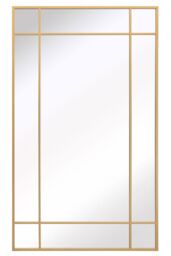 "MirrorOutlet Gold Contemporary Wall & Leaner Mirror 79"" X 47"" (200 x 120CM) - Size: 1 Pack" - thumbnail 3