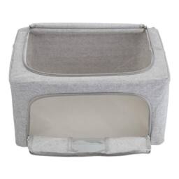 EONLION 24L Storage Box for Clothes in Grey - Size: 500mm - thumbnail 3