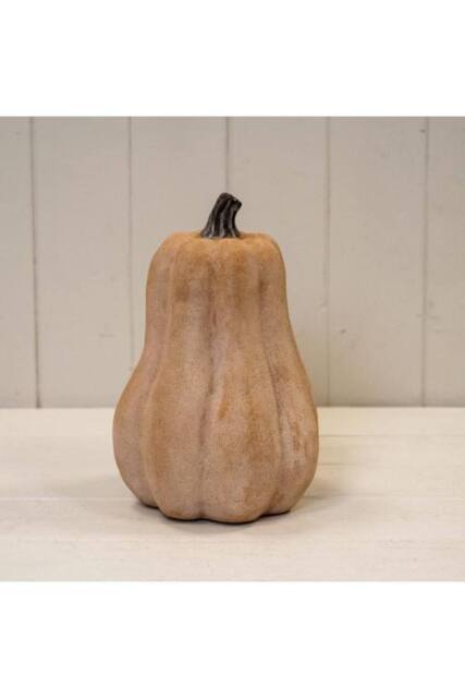 KDMD Pale Orange Tall Ceramic Pumpkin Ornament in Small - image 1