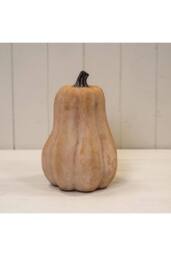 KDMD Pale Orange Tall Ceramic Pumpkin Ornament in Small