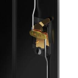 Berkfield Home File Cabinet Black 90x40x90 cm Steel - Size: 90 x 40 x 90 cm - thumbnail 8