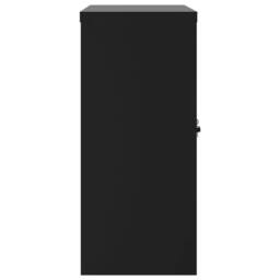 Berkfield Home File Cabinet Black 90x40x90 cm Steel - Size: 90 x 40 x 90 cm - thumbnail 5