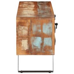 Berkfield Home TV Cabinet 112x30x45 cm Solid Wood Reclaimed - Size: 112 x 30 x 45 cm - thumbnail 5