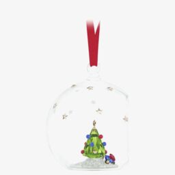 Swarovski Holiday Cheers Christmas Tree & Gifts Ball Ornament 5681633 in Red - thumbnail 4