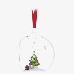 Swarovski Holiday Cheers Christmas Tree & Gifts Ball Ornament 5681633 in Red - thumbnail 2