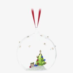 Swarovski Holiday Cheers Christmas Tree & Gifts Ball Ornament 5681633 in Red - thumbnail 3