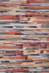 Kukoon Multi-Colour Abstract Soft Chenille Washable Living Room Area Rug - Size: 80 cm x 150 cm - thumbnail 1