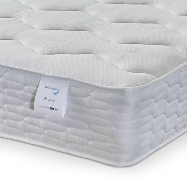 Bed Choices Houston Orthopedic Mattress in White - Size: Small Double - image 1